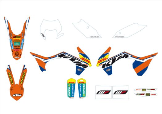 Slika FACTORY ENDURO GRAPHIC KIT